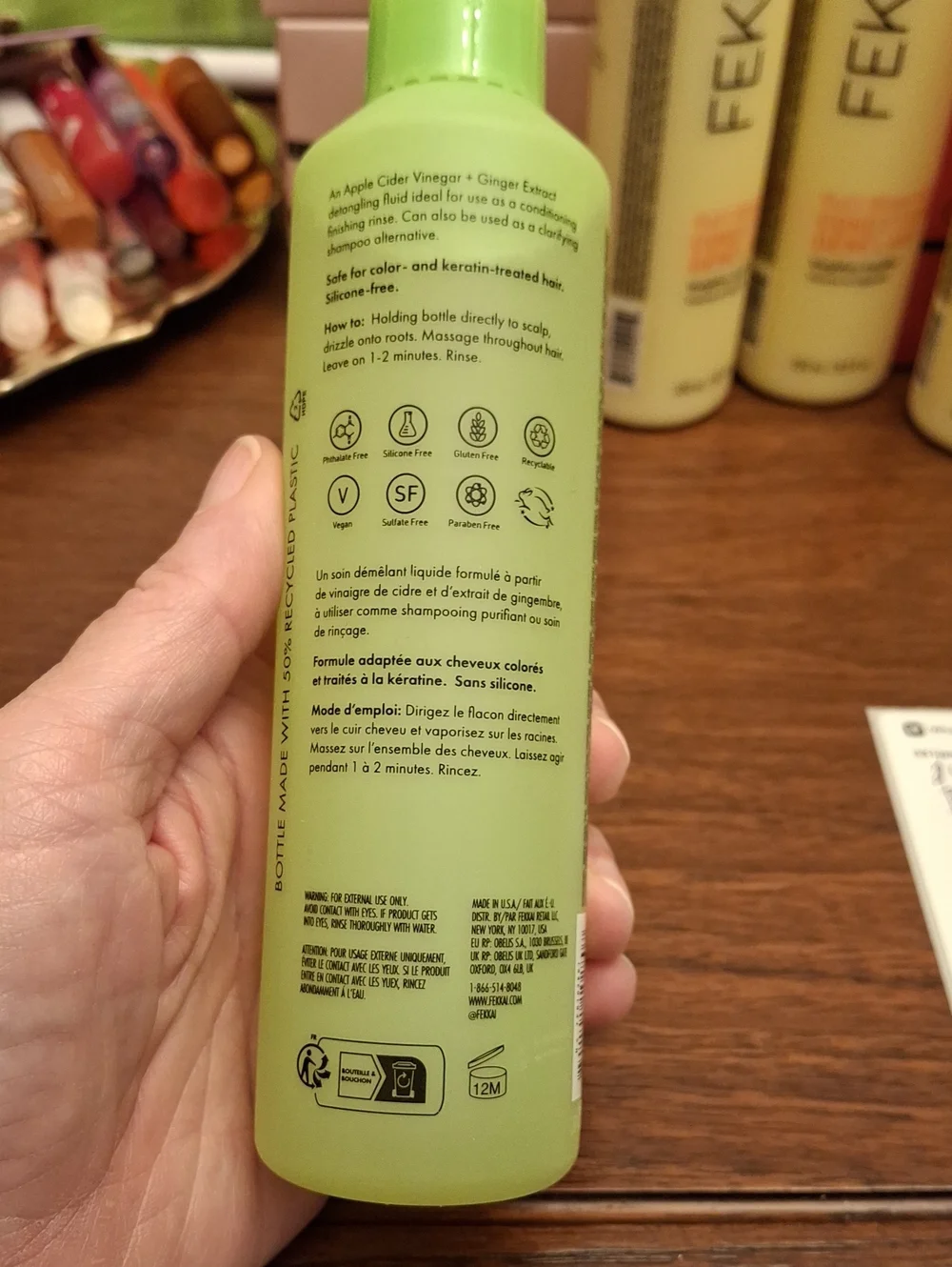 Fekkai apple cider